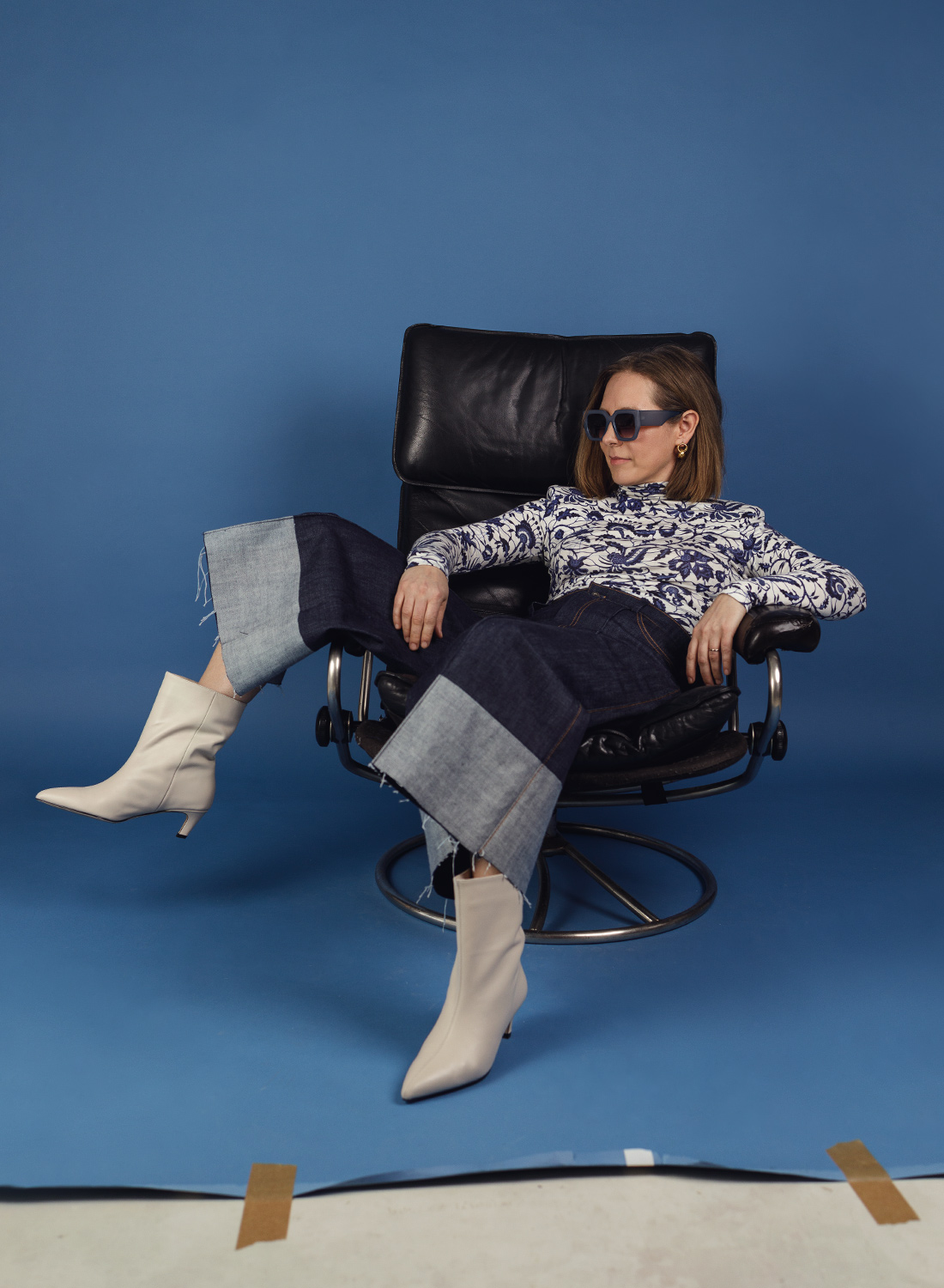 spodnie KULOTY denim