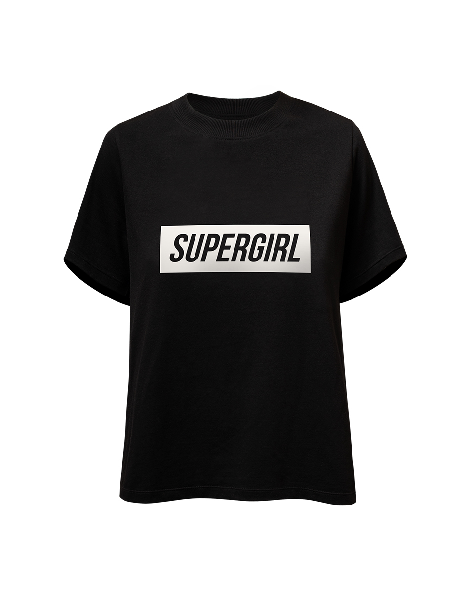 t-shirt SUPERGIRL white