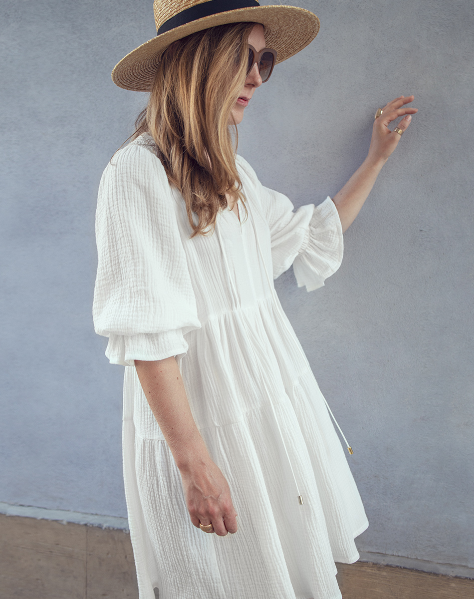 sukienka LUNA biała - COCOON zdjęcie 1