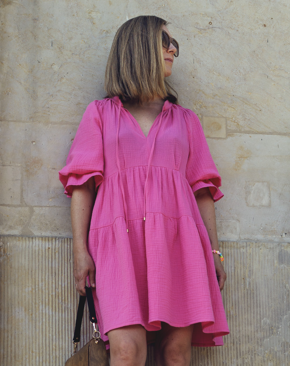 sukienka LUNA pink zdjęcie 3